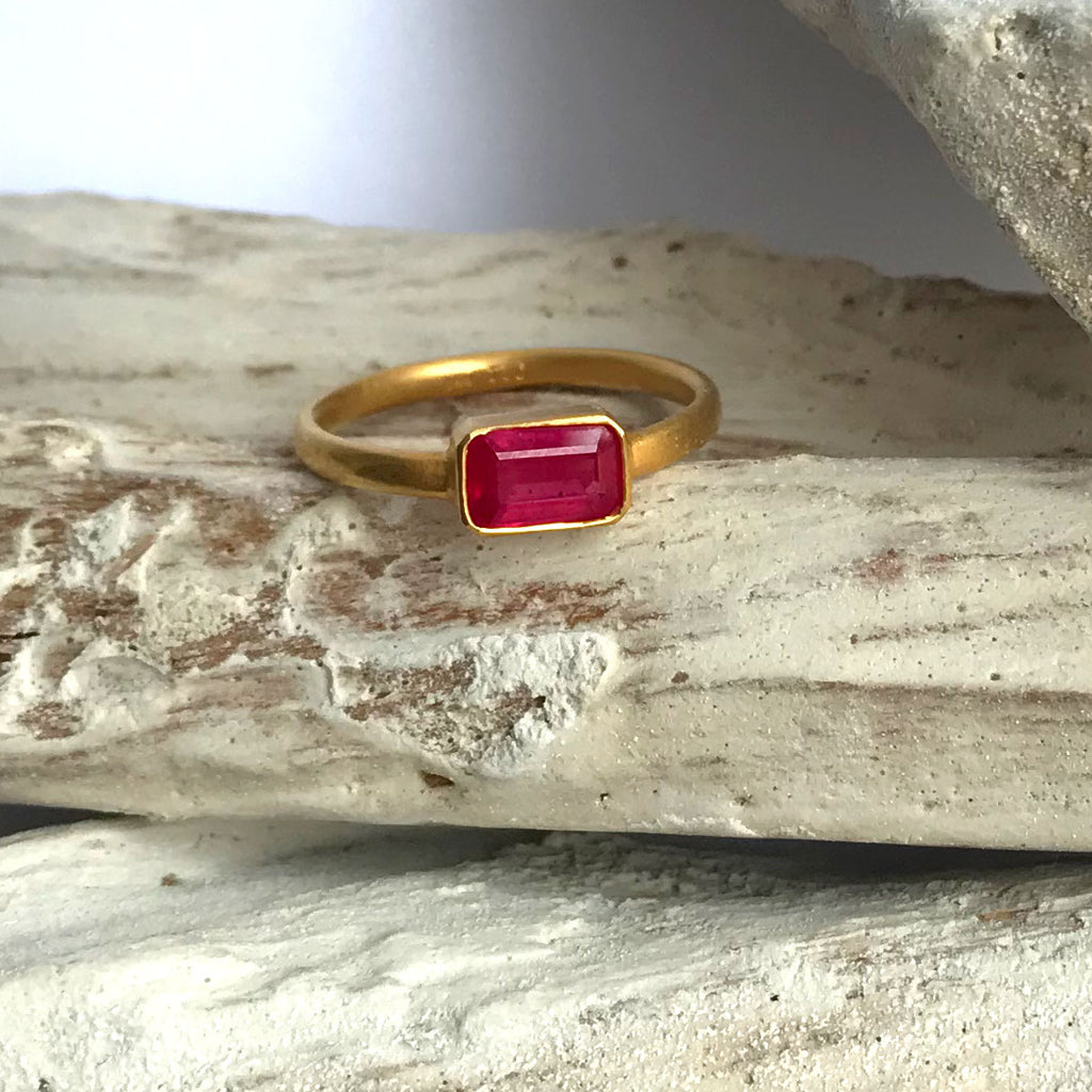 Ruby Gold Ring