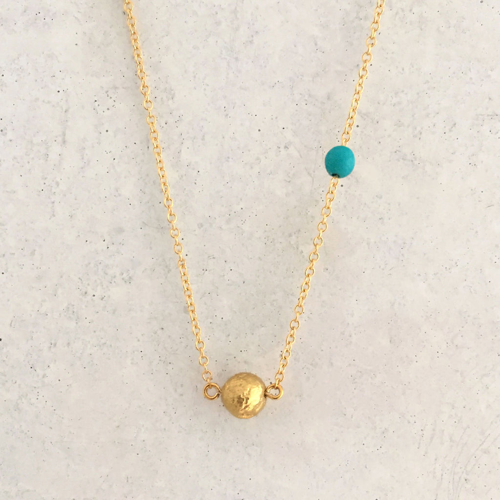 Sun and Earth Necklace